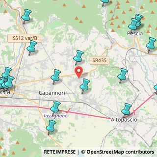 Mappa Via Rughi, 55016 Porcari LU, Italia (6.8905)