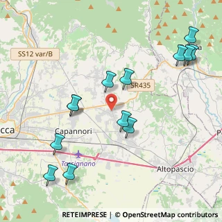 Mappa Via Rughi, 55016 Porcari LU, Italia (4.82692)