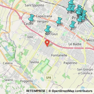 Mappa Via dei Fossi, 59100 Prato PO, Italia (3.46714)