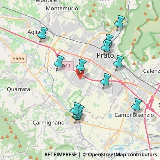 Mappa Via dei Fossi, 59100 Prato PO, Italia (4.31917)