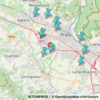 Mappa Via dei Fossi, 59100 Prato PO, Italia (4.05818)