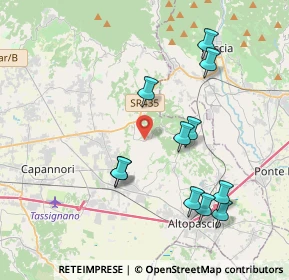 Mappa Via di S. Martino, 55010 Capannori LU, Italia (4.08364)