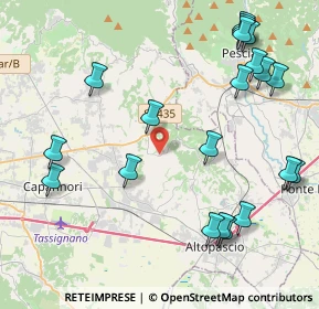 Mappa Via di S. Martino, 55010 Capannori LU, Italia (5.2885)