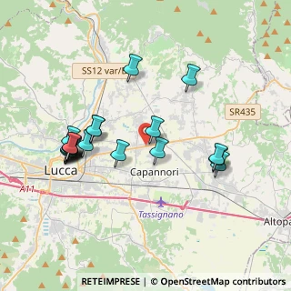 Mappa Lunata, 55012 Capannori LU, Italia (4.0095)