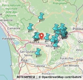 Mappa Via Pesciatina, 55012 Lucca LU, Italia (12.032)