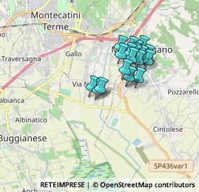 Mappa Via Ponte Monsummano, 51018 Monsummano Terme PT, Italia (1.478)