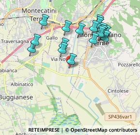 Mappa Via Ponte Monsummano, 51018 Monsummano Terme PT, Italia (2.0205)