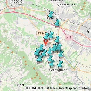 Mappa Via Aurelio Nicolodi, 51039 Quarrata PT, Italia (3.007)
