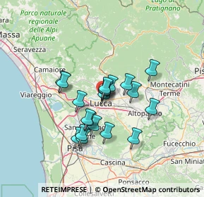 Mappa Foro Boario, 55100 Lucca LU, Italia (10.517)