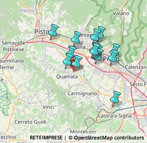 Mappa Via Firenze, 51039 Pistoia PT, Italia (5.76571)