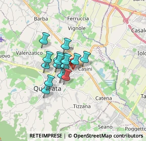 Mappa Via Firenze, 51039 Pistoia PT, Italia (1.08438)