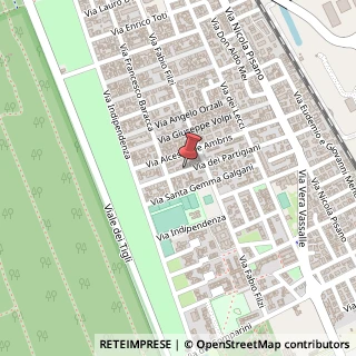 Mappa Via dei Partigiani, 26, 55049 Viareggio, Lucca (Toscana)