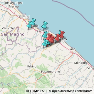 Mappa Via Marche, 61022 Vallefoglia PU, Italia (7.80929)