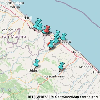 Mappa Via Marche, 61022 Vallefoglia PU, Italia (10.60667)