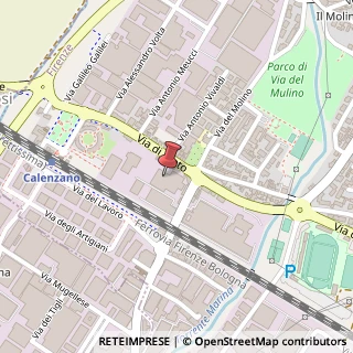 Mappa Via di Prato, 26, 50041 Calenzano, Firenze (Toscana)