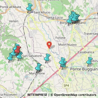 Mappa Via Romana Vecchia, 51017 Pescia PT, Italia (2.951)