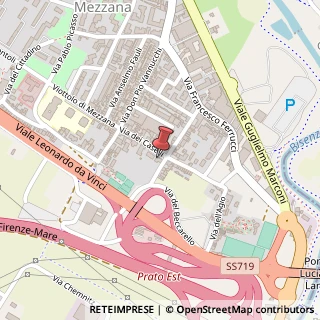 Mappa Via del Beccarello, 4, 59100 Prato, Prato (Toscana)