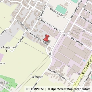 Mappa Via delle Colombaie, 2, 59100 Prato, Prato (Toscana)