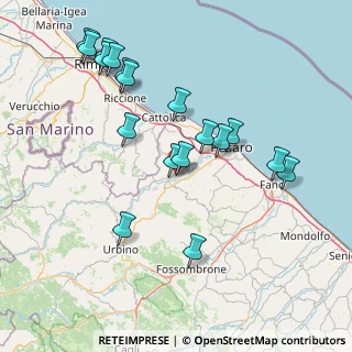 Mappa Via Pino Pascali, 61022 Vallefoglia PU, Italia (16.73333)