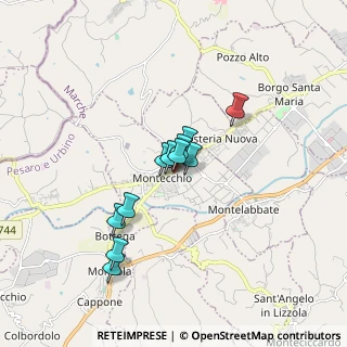 Mappa Piazza dei Quartieri, 61022 Vallefoglia PU, Italia (1.24091)