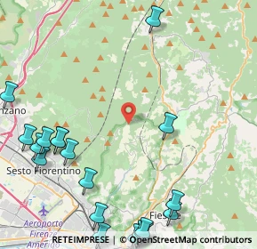 Mappa Via delle Palaie, 50019 Sesto Fiorentino FI, Italia (6.389)