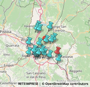 Mappa Via delle Palaie, 50019 Sesto Fiorentino FI, Italia (10.207)