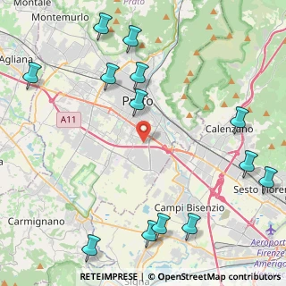 Mappa Via Traversa delle Ripalte, 59100 Prato PO, Italia (5.92385)