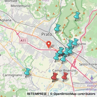 Mappa Via Traversa delle Ripalte, 59100 Prato PO, Italia (4.334)