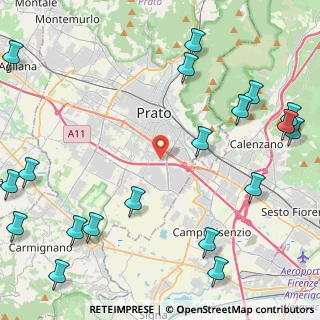 Mappa Via Traversa delle Ripalte, 59100 Prato PO, Italia (6.6505)