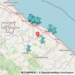 Mappa Via Arena, 61020 Sant'Angelo in Lizzola PU, Italia (13.89364)