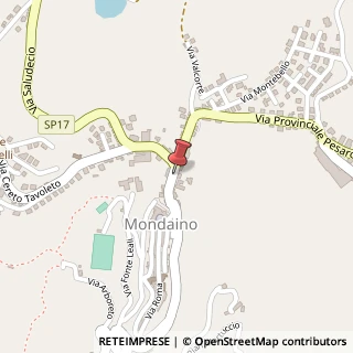 Mappa Via Borgo, 30, 47836 Mondaino, Rimini (Emilia Romagna)
