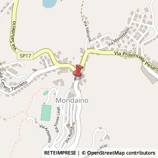 Mappa Via Borgo, 27, 47836 Mondaino, Rimini (Emilia Romagna)