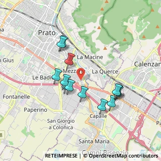 Mappa Via Vincenzo Chiarugi, 59100 Prato PO, Italia (1.68231)