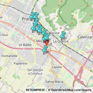 Mappa Via Vincenzo Chiarugi, 59100 Prato PO, Italia (1.47545)
