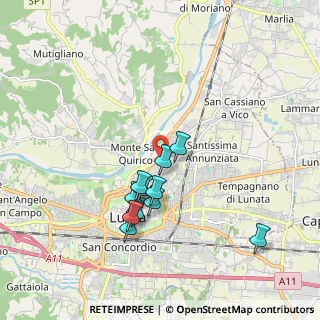 Mappa Via di Salicchi, 55100 Lucca LU, Italia (1.69091)