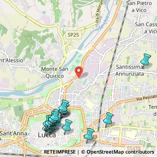 Mappa Via di Salicchi, 55100 Lucca LU, Italia (1.599)