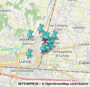 Mappa S.s. Annunziata L. Acqua Calda Centro commerciale Carrefour a, 55100 Lucca LU, Italia (0.85818)