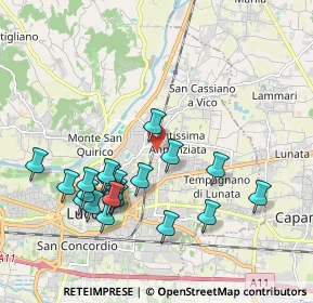 Mappa S.s. Annunziata L. Acqua Calda Centro commerciale Carrefour a, 55100 Lucca LU, Italia (2.0625)