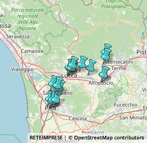 Mappa S.s. Annunziata L. Acqua Calda Centro commerciale Carrefour a, 55100 Lucca LU, Italia (11.34444)