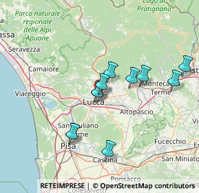 Mappa S.s. Annunziata L. Acqua Calda Centro commerciale Carrefour a, 55100 Lucca LU, Italia (12.85455)