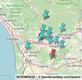 Mappa S.s. Annunziata L. Acqua Calda Centro commerciale Carrefour a, 55100 Lucca LU, Italia (10.65643)