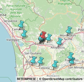 Mappa S.s. Annunziata L. Acqua Calda Centro commerciale Carrefour a, 55100 Lucca LU, Italia (13.13)