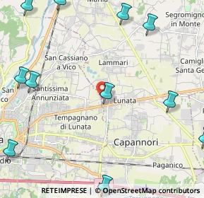 Mappa 55012 Lucca LU, Italia (3.26)