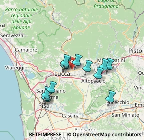 Mappa Via del Tanaro, 55012 Capannori LU, Italia (12.14154)