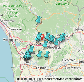 Mappa 55012 Lucca LU, Italia (12.782)