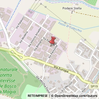 Mappa Via Piemonte, 19, 51039 Quarrata, Pistoia (Toscana)