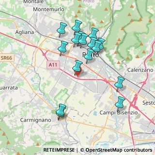 Mappa Via Guido Cavalcanti, 59100 Prato PO, Italia (3.78813)