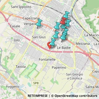 Mappa Via Guido Cavalcanti, 59100 Prato PO, Italia (1.67455)