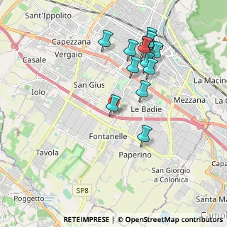 Mappa Via Guido Cavalcanti, 59100 Prato PO, Italia (1.93769)