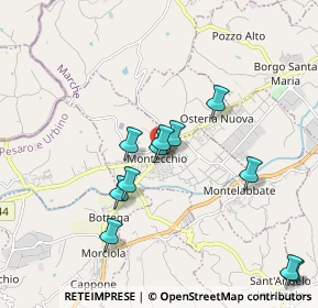 Mappa Via Antonio Gramsci, 61020 Montecchio PU, Italia (1.90455)